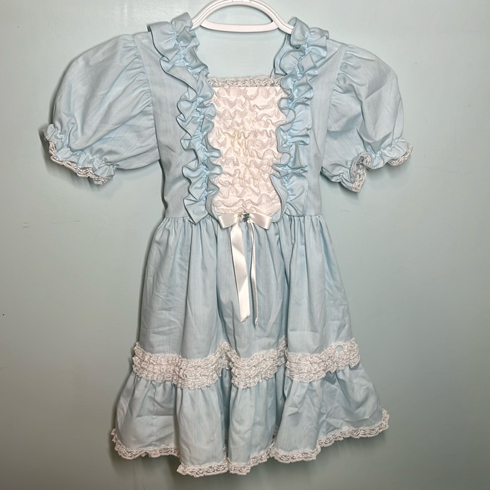 Vintage Baby Blue, Mini World Dress